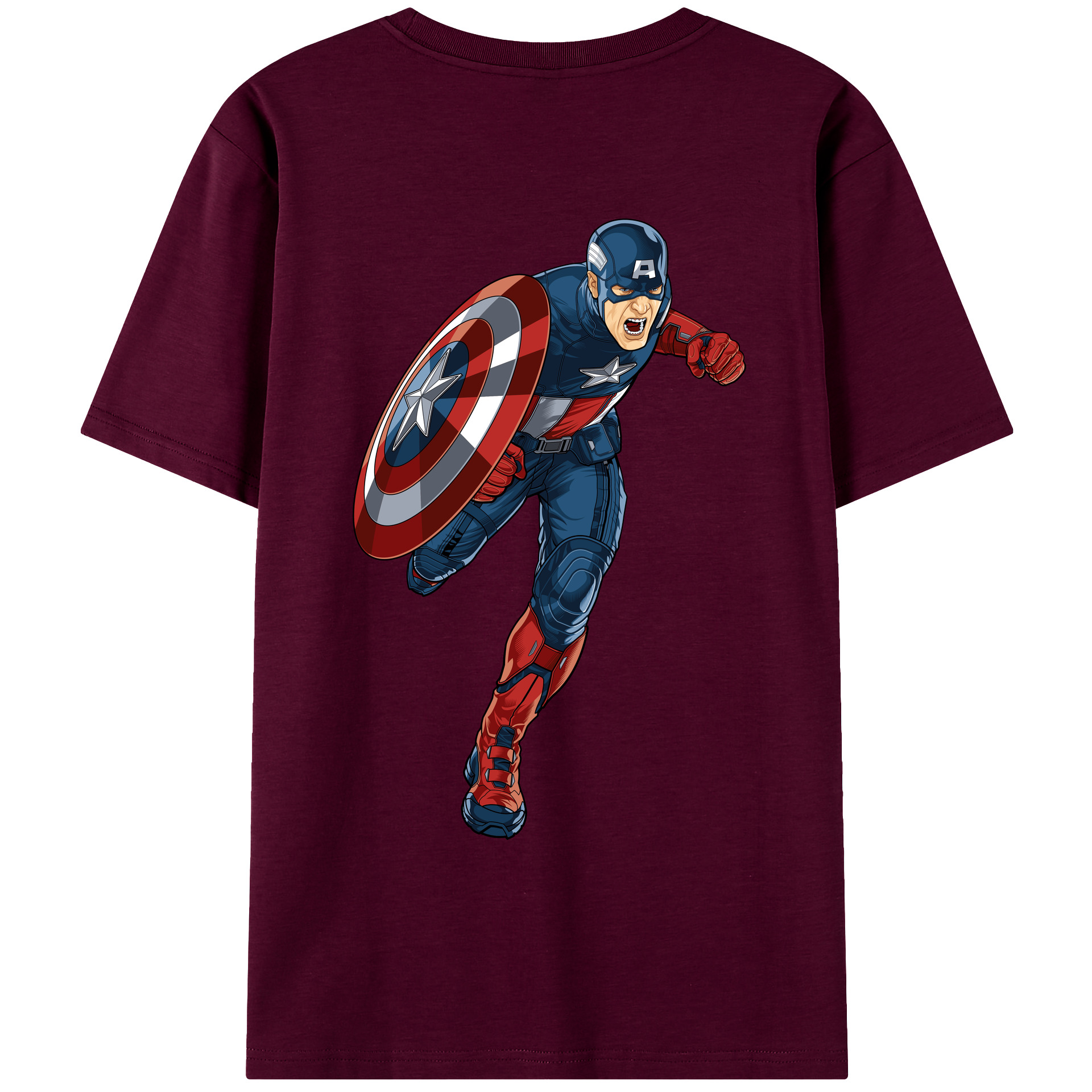 （画像用） アベンジャーズ The Avengers レディース半袖Tシャツ(バックプリント)